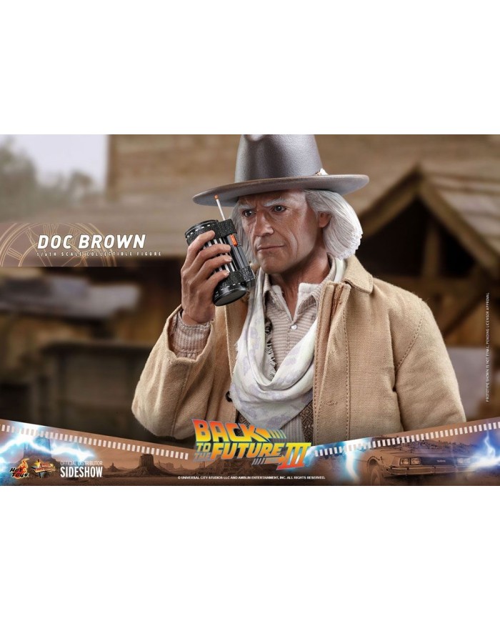 Doc Brown Regreso al futuro III Figura Movie Masterpiece