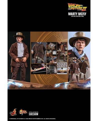 Marty McFly Regreso al futuro III Figura Movie Masterpiece 1/6