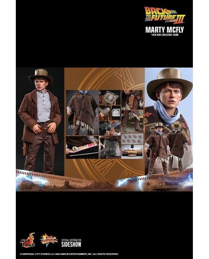 Marty McFly Regreso al futuro III Figura Movie Masterpiece 1/6