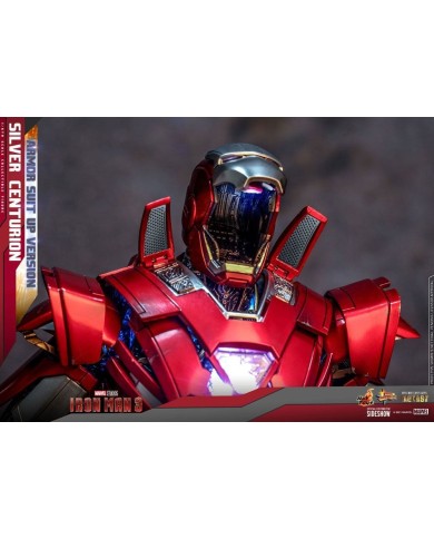 Silver Centurion (Armor Suit Up Version) Iron Man 3 Figura Movie Masterpiece 1/6