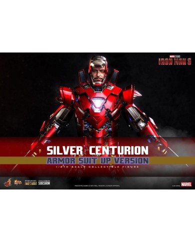 Silver Centurion (Armor Suit Up Version) Iron Man 3 Figura Movie Masterpiece 1/6