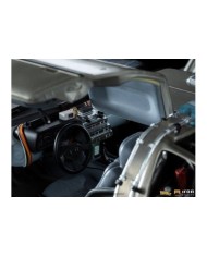 Full Set Deluxe: DeLorean + Marty McFly + Doc Brown Regreso al Futuro II Estatuas 1/10 Art Scale