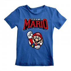 Camiseta Nintendo Super Mario - Varsity   - Talla Niño TALLA CAMISETA NIÑO TALLA 110 - 5 AÑOS