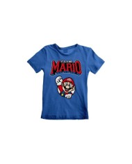 Camiseta Nintendo Super Mario - Varsity   - Talla Niño TALLA CAMISETA NIÑO TALLA 134 - 9 AÑOS