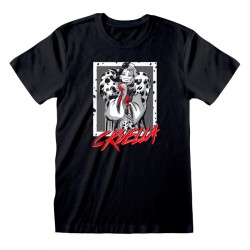 Camiseta Disney 101 Dalmations – Cruella - Unisex - Talla Adulto TALLA CAMISETA S
