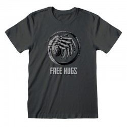 Camiseta Aliens - Free Hugs - Unisex - Talla Adulto TALLA CAMISETA M