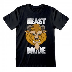 Camiseta Disney Beauty And The Beast - Beast Mode - Unisex - Talla Adulto TALLA CAMISETA M