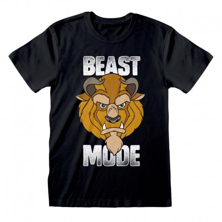 Camiseta Disney Beauty And The Beast - Beast Mode - Unisex - Talla Adulto TALLA CAMISETA XL