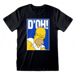 Camiseta The Simpsons -  D'oh - Unisex - Talla Adulto TALLA CAMISETA S
