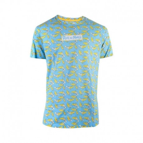 Camiseta Rick & Morty - Banana AOP - Unisex - Talla Adulto TALLA CAMISETA M
