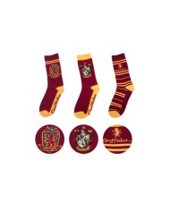 Pack de 3 Pares de calcetines Gryffindor - Harry Potter