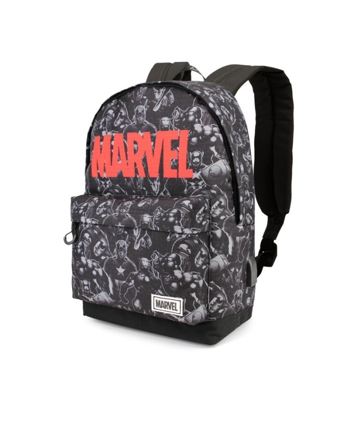 Marvel Negro Mochila HS 1.2 Marvel Timely