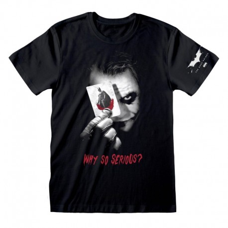 Camiseta DC The Dark Knight – Why So Serious - Unisex - Talla Adulto TALLA CAMISETA L