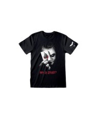Camiseta DC The Dark Knight – Why So Serious - Unisex - Talla Adulto TALLA CAMISETA L