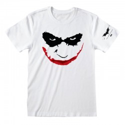 Camiseta DC The Dark Knight - Joker Smile - Unisex - Talla Adulto TALLA CAMISETA S
