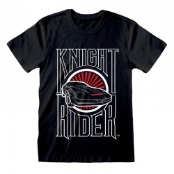 Camiseta Knight Rider - Outline Font - Unisex - Talla Adulto TALLA CAMISETA S