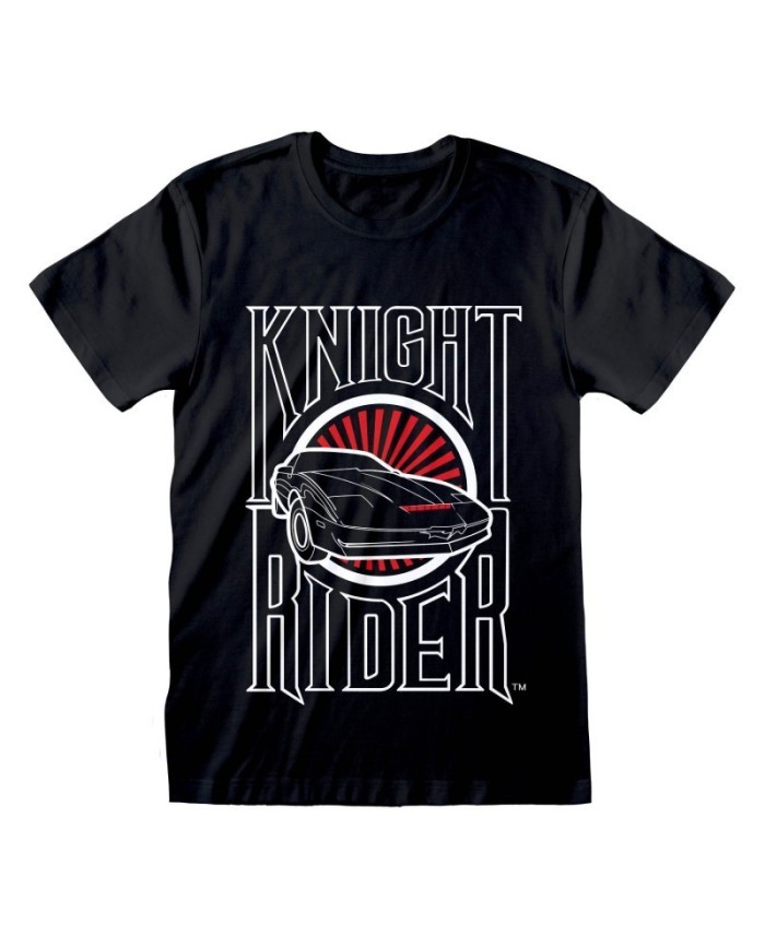 Camiseta Knight Rider - Outline Font - Unisex - Talla Adulto TALLA CAMISETA S