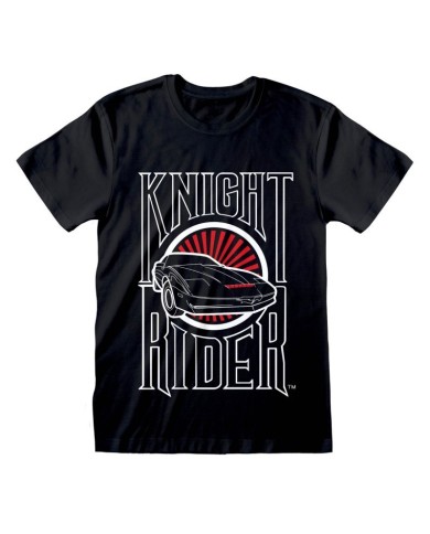 Camiseta Knight Rider - Outline Font - Unisex - Talla Adulto TALLA CAMISETA XL