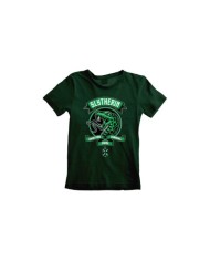 Camiseta Harry Potter - Comic Style Slytherin - Talla Niño TALLA CAMISETA NIÑO TALLA 110 - 5 AÑOS