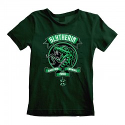 Camiseta Harry Potter - Comic Style Slytherin - Talla Niño TALLA CAMISETA NIÑO TALLA 122 - 7 AÑOS
