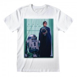 Camiseta Mandalorian - Luke Skywalker And Grogu - Unisex - Talla Adulto TALLA CAMISETA M