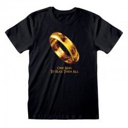 Camiseta Lord Of The Rings - One Ring To Rule Them All - Unisex - Talla Adulto TALLA CAMISETA S