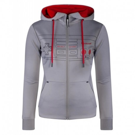 Sudadera con capucha Nintendo - Controller Women's Zipper Hoodie- Mujer TALLA CAMISETA L