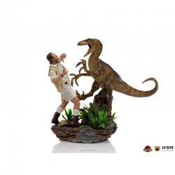 CLEVER GIRL DELUXE ART SCALE 1/10 - JURASSIC PARK - BDS Art Scale Statue 1/10