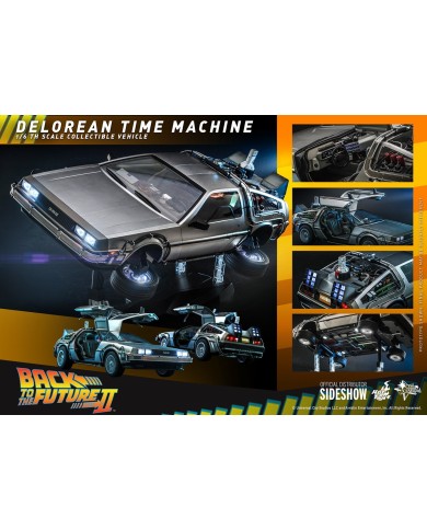 DeLorean Time Machine Sixth Scale Figure Accessory by Hot Toys Movie Masterpiece Series - Back to the Future II