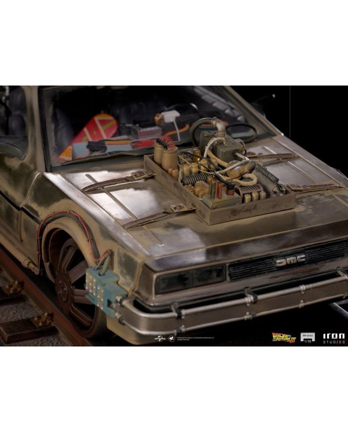 DeLorean Regreso al Futuro III - BDS Art Scale Statue 1/10