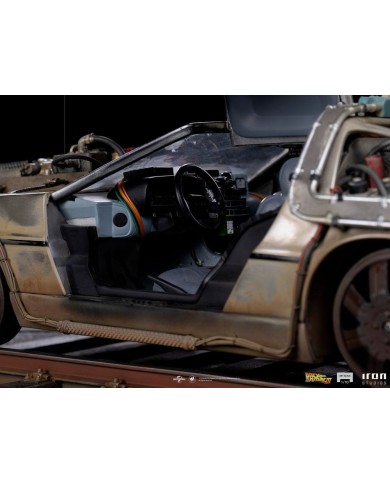 DeLorean Regreso al Futuro III - BDS Art Scale Statue 1/10
