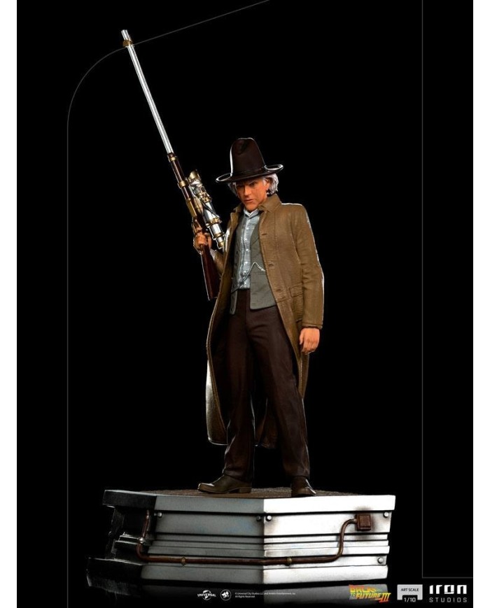 Doc Brown Regreso al Futuro III - BDS Art Scale Statue 1/10
