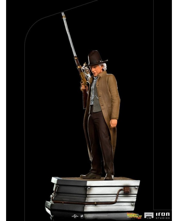 Doc Brown Regreso al Futuro III - BDS Art Scale Statue 1/10