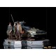 DeLorean Full Set Deluxe Regreso al Futuro III - BDS Art Scale Statue 1/10