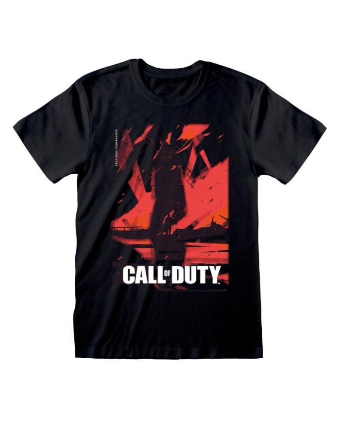 Camiseta Call Of Duty Vanguard - Burning Windmill - Unisex - Talla Adulto TALLA CAMISETA XL