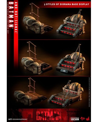 Batman and Bat-Signal Collectible Set by Hot Toys Movie Masterpiece Series - The Batman