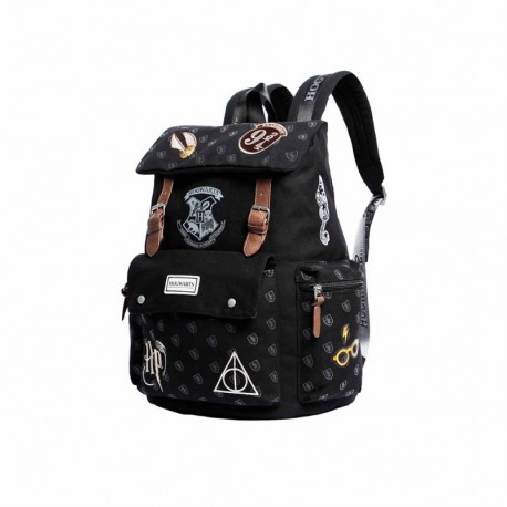 Harry Potter Negro Mochila Old Harry Potter Patches