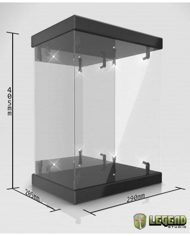 Master Light House Display Acrílico con Iluminación para Figuras 1/6 (negro)