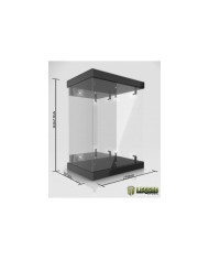 Master Light House Display Acrílico con Iluminación para Figuras 1/6 (negro)