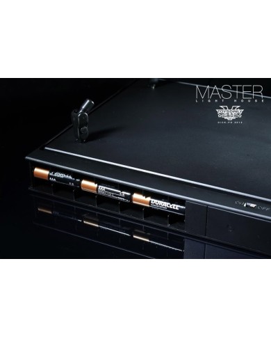 Master Light House Display Acrílico con Iluminación para Figuras 1/6 (negro)