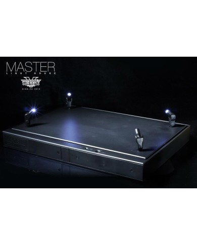 Master Light House Display Acrílico con Iluminación para Figuras 1/6 (negro)