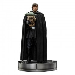 Luke Skywalker y Grogu - Art Scale Statue 1/10 - Star Wars The Mandalorian