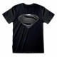 Camiseta Superman Black Logo Justice League - Unisex - Talla Adulto - DC Cómics TALLA CAMISETA XL