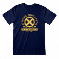 Camiseta Xavier Institute - Unisex - Talla Adulto - Marvel Comics TALLA CAMISETA S