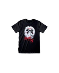 Camiseta Friday The 13th – White Mask - Talla Adulto TALLA CAMISETA XL
