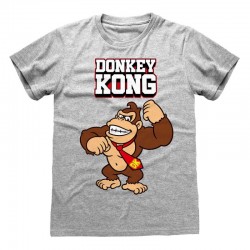 Camiseta Nintendo Donkey Kong – Donkey Kong Bricks - Unisex - Talla Adulto TALLA CAMISETA S