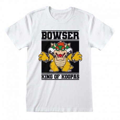 Camiseta Nintendo Super Mario – Bowser King Of Koopas - Unisex - Talla Adulto TALLA CAMISETA M