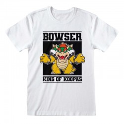 Camiseta Nintendo Super Mario – Bowser King Of Koopas - Unisex - Talla Adulto TALLA CAMISETA L