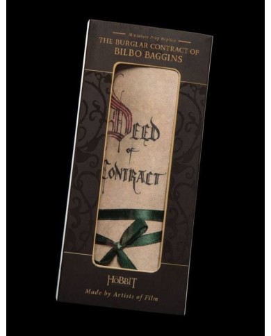 Réplica Mini Contrato de Bilbo - El Hobbit