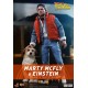 Marty McFly & Einstein Exclusive Regreso al futuro Figuras Movie Masterpiece 1/6